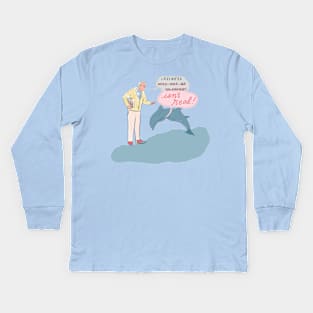 Laziness isn't real Kids Long Sleeve T-Shirt